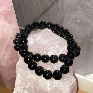 • Stay Positive • Shungite Bracelet